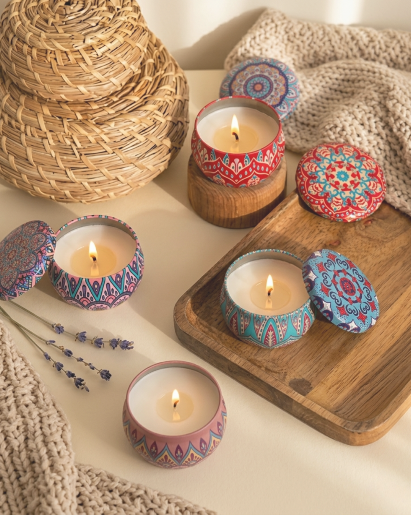 Mandala Candles